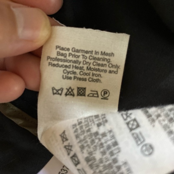 DKNY Pure size Small Black Belted Trench Coat - Picture 5 of 7